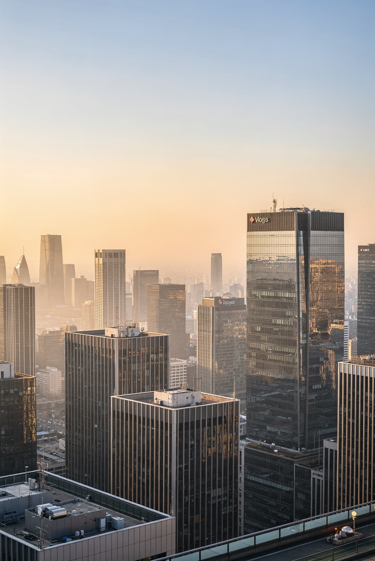 Architectural city view